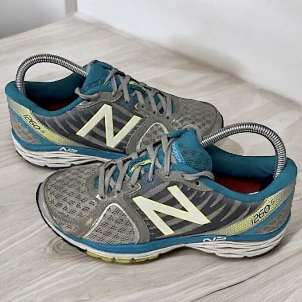New Balance 1260v5 Running Shoes Womens Size 7.5 Gray Teal W1260SB5